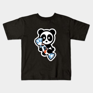 Panda Candy White Rabbit Bambu Brand Snack Food Bear Animal Lover Cute Rice Paper Kids T-Shirt